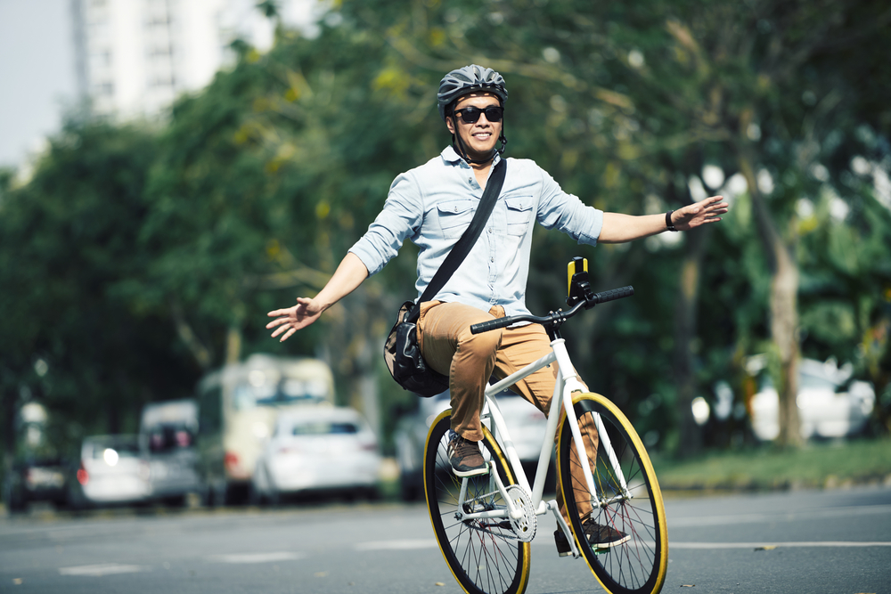 If you ride a bike with no hands in Utah, you're breaking a state law.