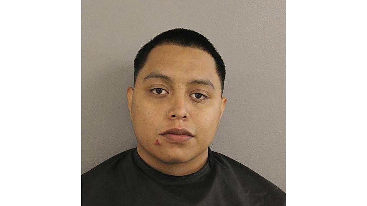 This image provided by the Elgin Police Department shows Pedro Tello Rodriguez Jr. who is charged with engaging in deadly conduct, a third-degree felony. The man shot and wounded two cheerleaders in a Texas supermarket parking lot after one of them said she mistakenly got into his car thinking it was her own — the latest in a string of recent U.S. shootings apparently sparked by someone showing up at the wrong place.