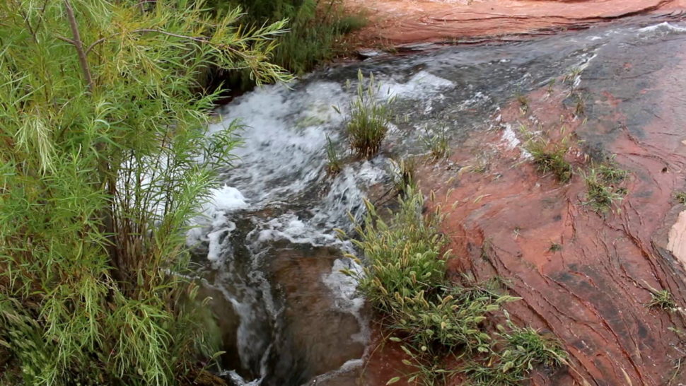 Water released from a pipeline that feeds into the Sand Hollow Reservoir, Hurricane, June 27, 2016. A reservoir and pipeline project that has been in the works since 2019 received nearly $5 million from the federal government earlier this month.