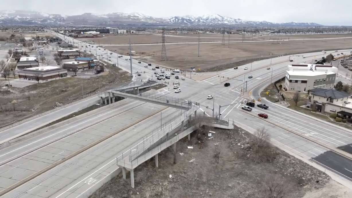 Bangerter Highway at 13400 South in Riverton is one of four on the highway that will be turned into a freeway-style intersection as a part of a project starting this year.