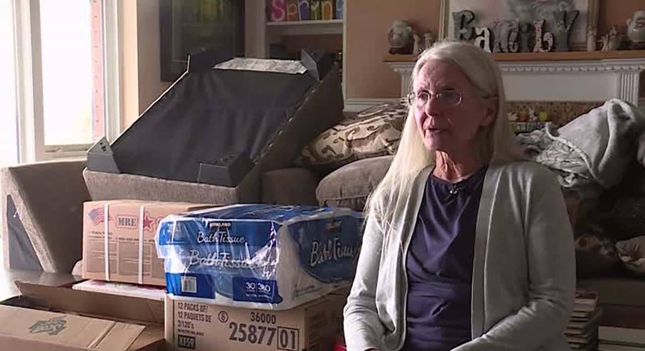 Valerie Cullison tells KSL she has ripped out all of the carpet in the basement of her home this week and installed two permanent sump pumps. Underground spring water has flooded at least 17 homes in North Ogden Wednesday.