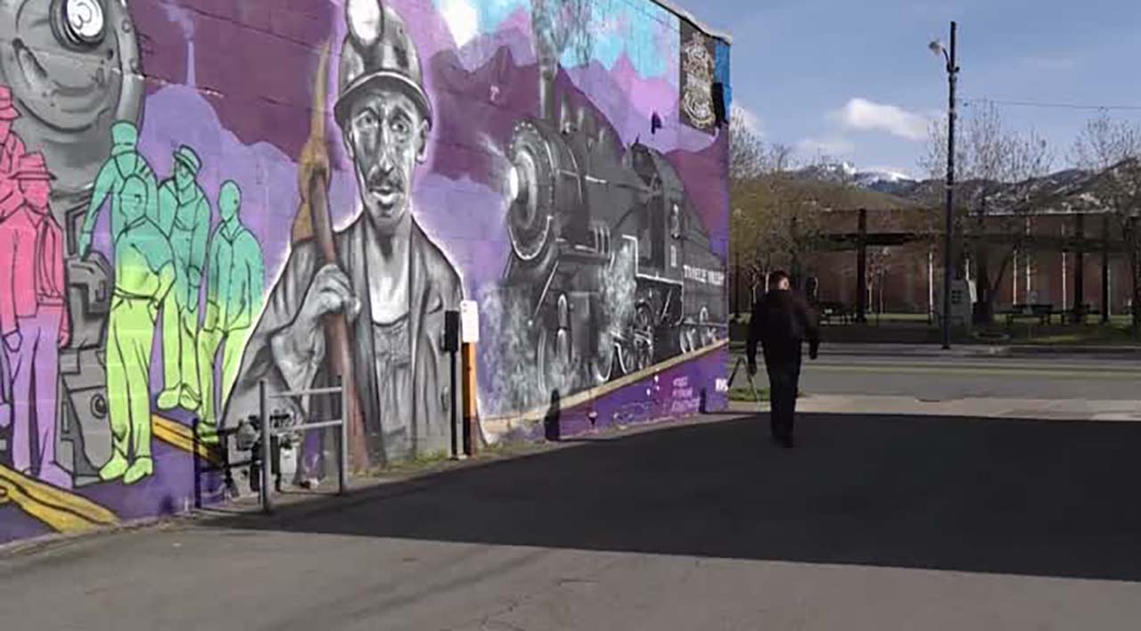 A mural is seen in downtown Tooele Thursday. Business owners hope murals will help prevent graffiti, which has gone up considerably in recent months.