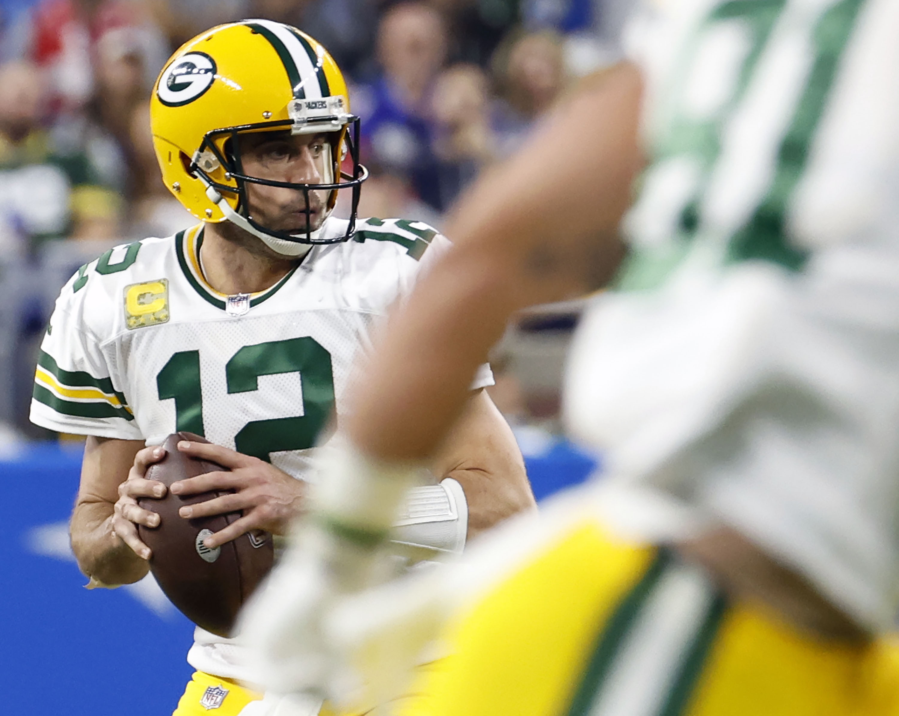 Aaron Rodgers on 'Pat McAfee Show' Tuesday praises Gutekunst for moves