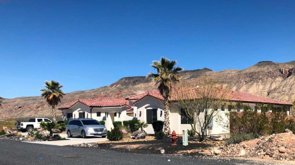 A vacation rental near Hurricane is shown on Thursday. A hotline was set up for residents to report issues with short-term, vacation rentals.