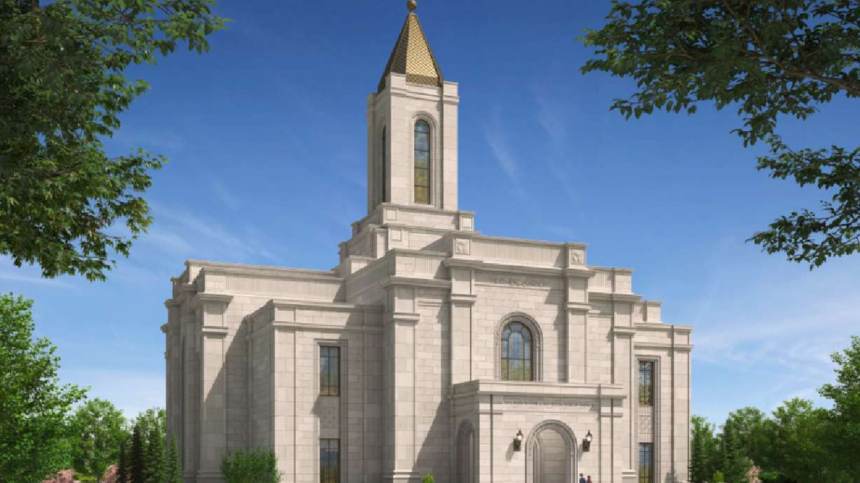 The renderings for the Montpelier Temple were released on Monday, and they show what the 27,000 square-foot structure will look like upon completion.
