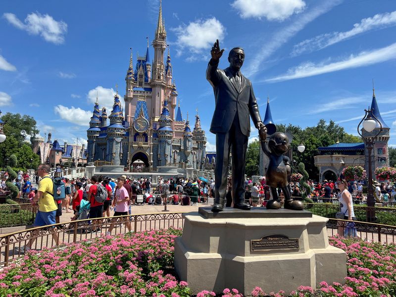 Walt Disney sued Florida Republican Governor Ron DeSantis on Wednesday, asking a court to overturn state efforts to control the Walt Disney World theme parks.
