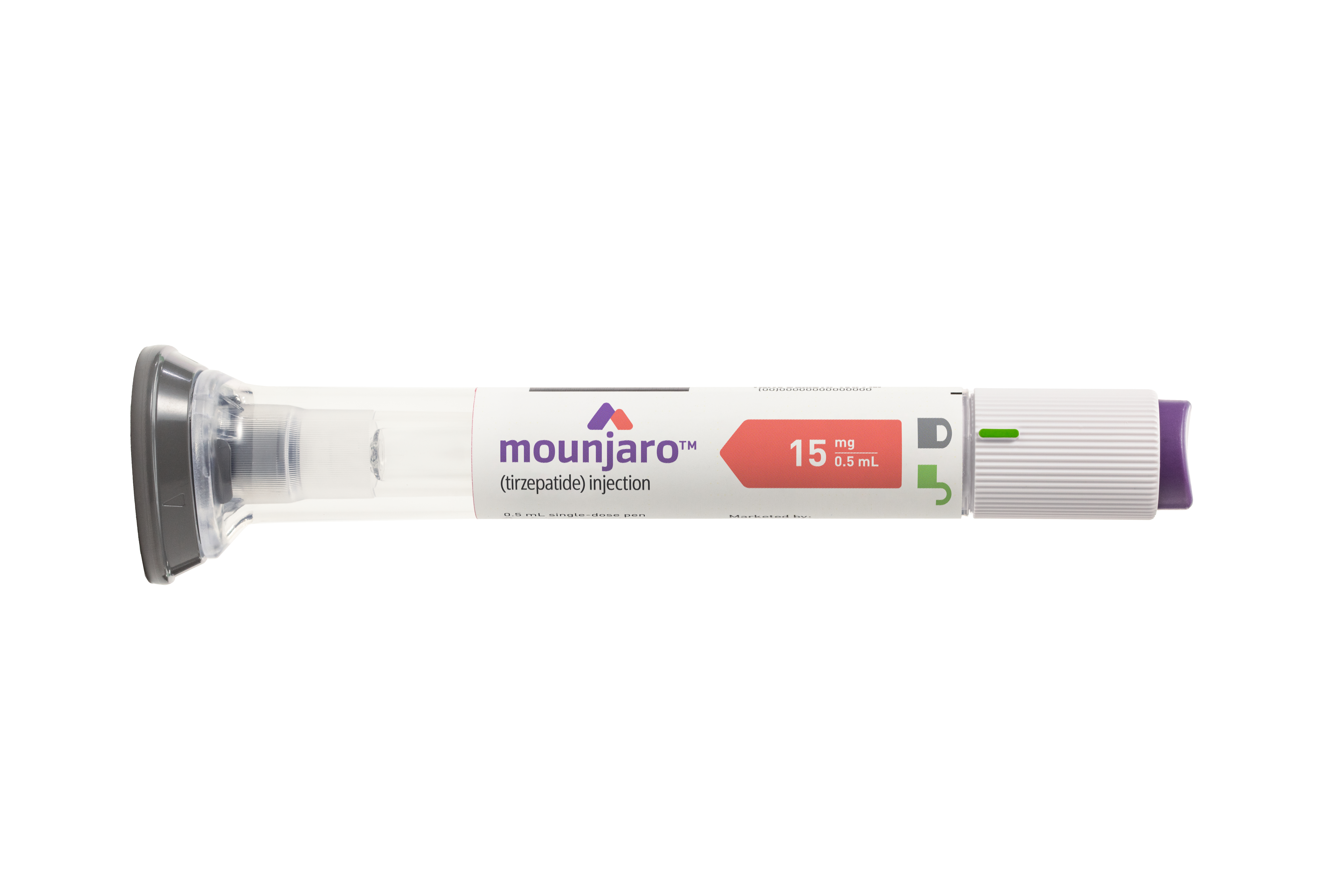 A 15 mg dosage of the drug Mounjaro is shown. Already approved to treat type 2 diabetes, Mounjaro is being considered for fast-track approval as a weight-loss drug based on the results of key clinical trials, with the latest announced on Thursday.