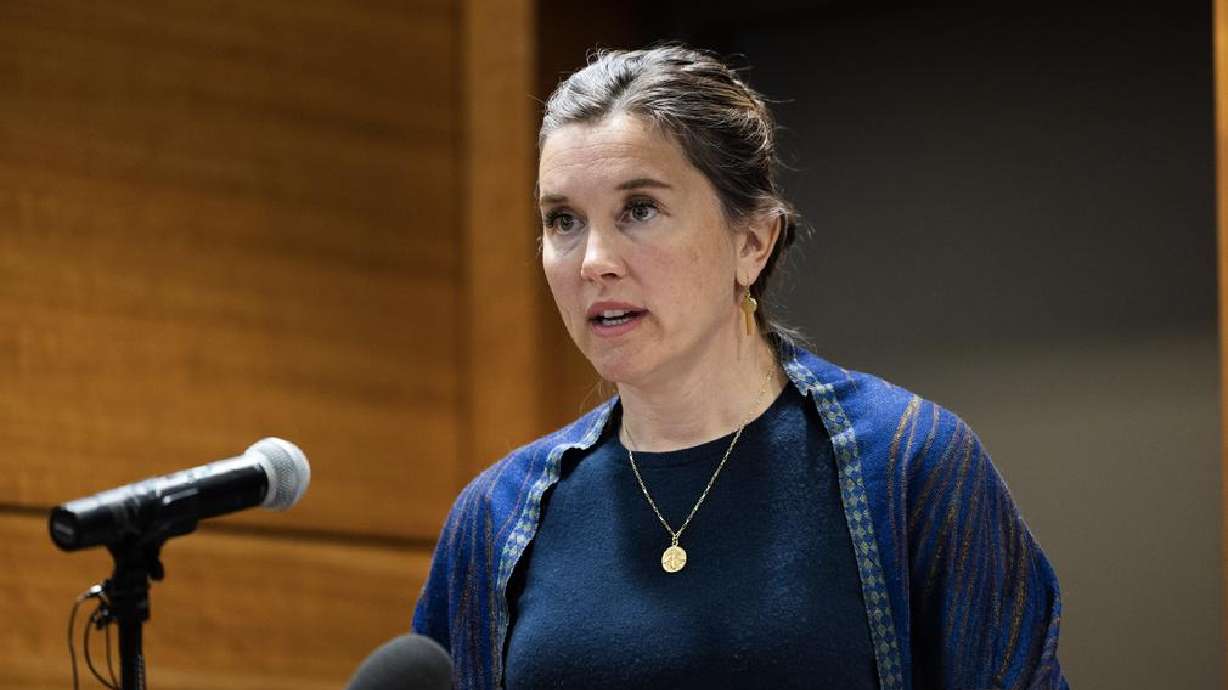Salt Lake City Mayor Erin Mendenhall on Thursday gives an update on the city's Project Safe Neighborhoods initiative, while making a renewed call for gun owners to properly secure their weapons.