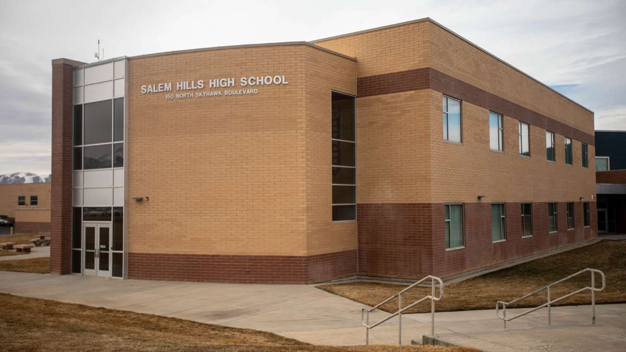 A Salem Hills High School teacher was arrested Wednesday and accused of hitting a student. Police also arrested him for investigation of DUI.