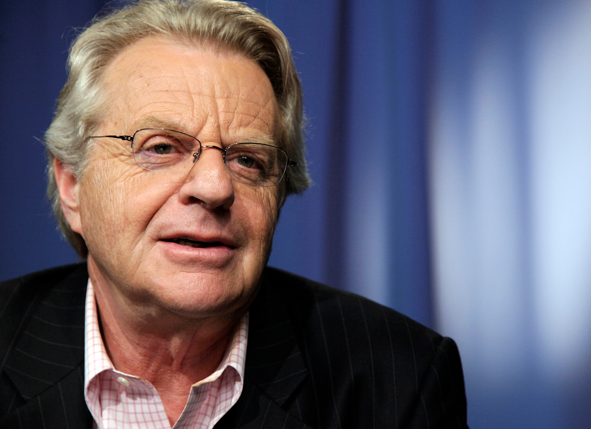 Talk show host Jerry Springer in 2010. Springer died from pancreatic cancer, a representative said Friday.