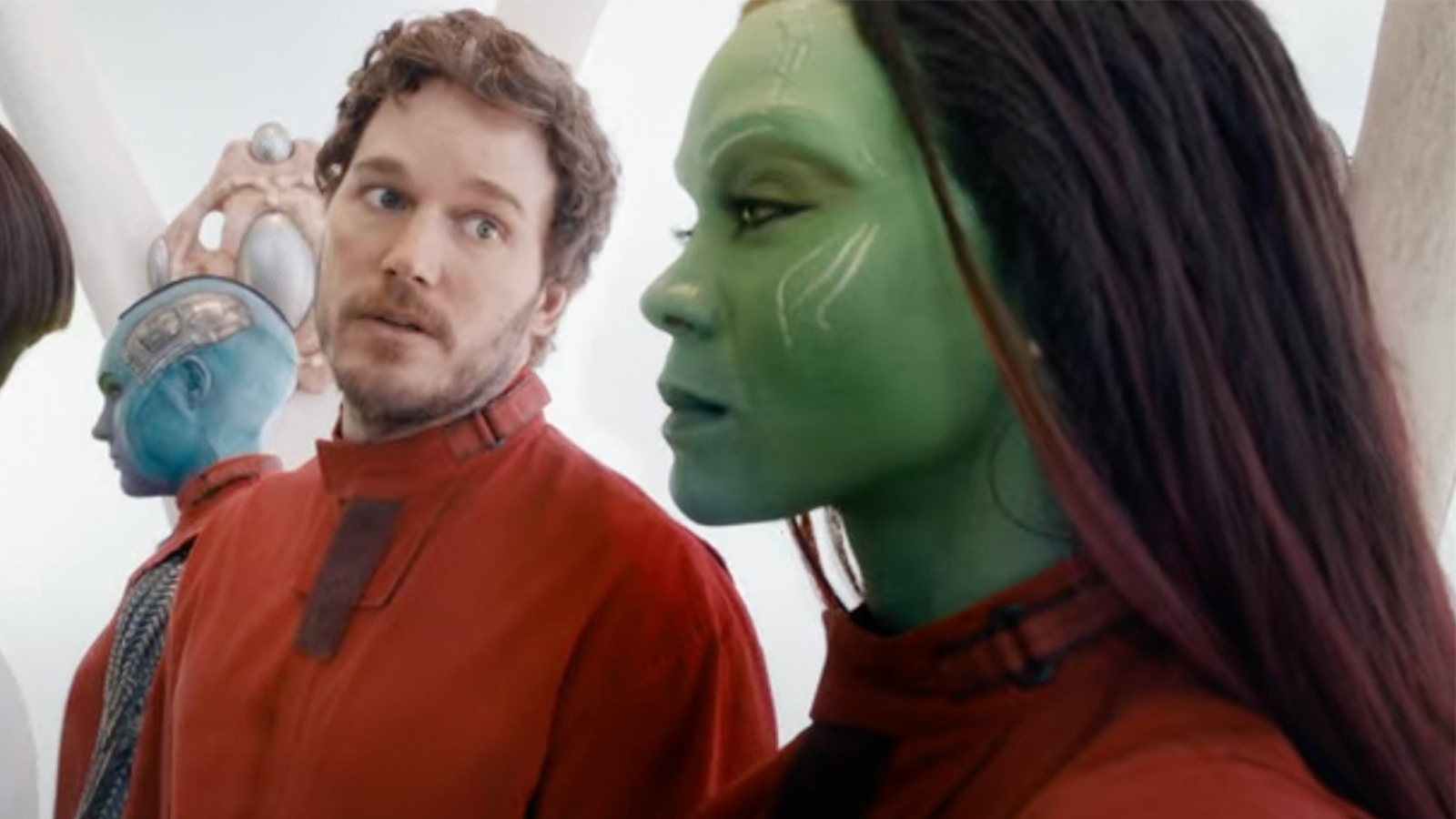 Chris Pratt and Zoe Saldana in "Guardians of the Galaxy Vol. 3."