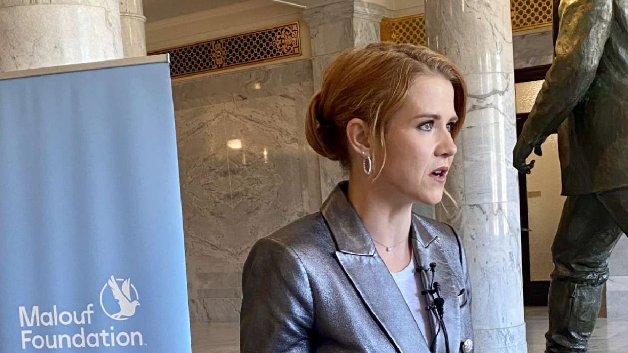 Elizabeth Smart was one of the keynote speakers Friday at the Malouf Foundation Summit held in the rotunda of the Utah State Capitol, where she made a plea for sexual violence prevention.