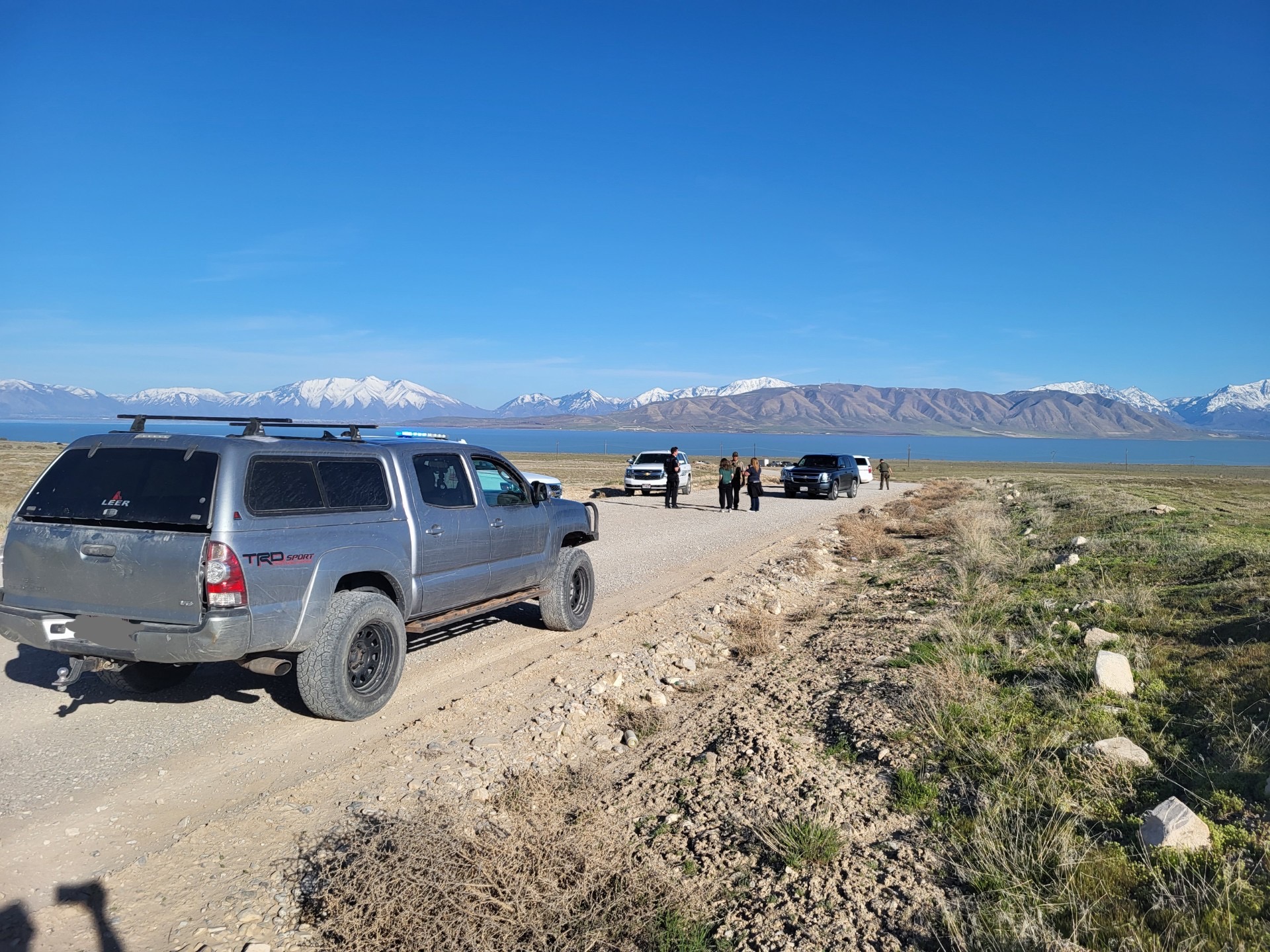 A 59-year-old Santaquin man was killed Friday evening when he was run over by a pickup truck that had been traveling at high speeds, Utah County Sheriff's Sgt. Spencer Cannon said.
