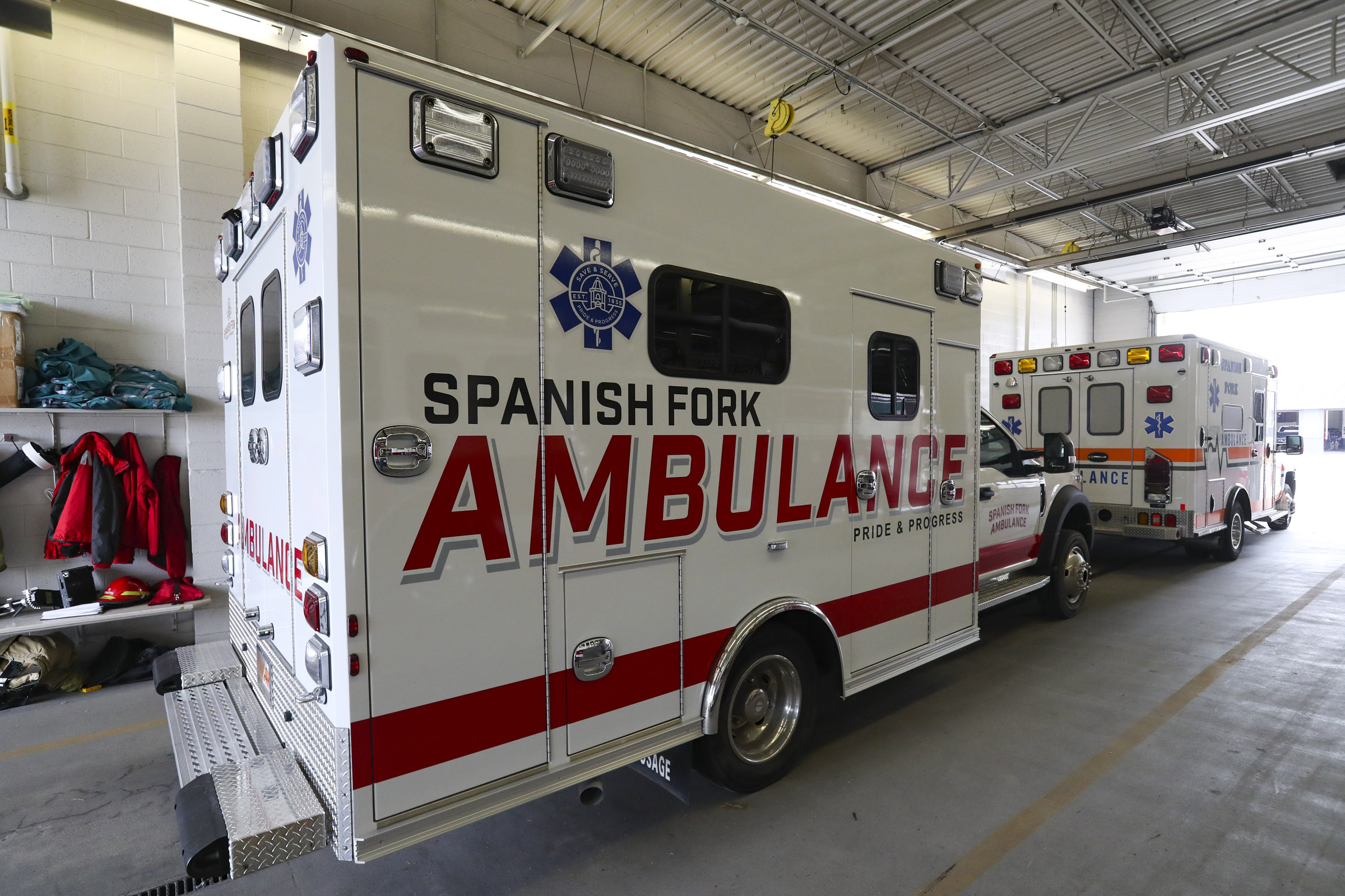 A 2-year-old Spanish Fork girl died Saturday after she was run over by landscaping equipment. 