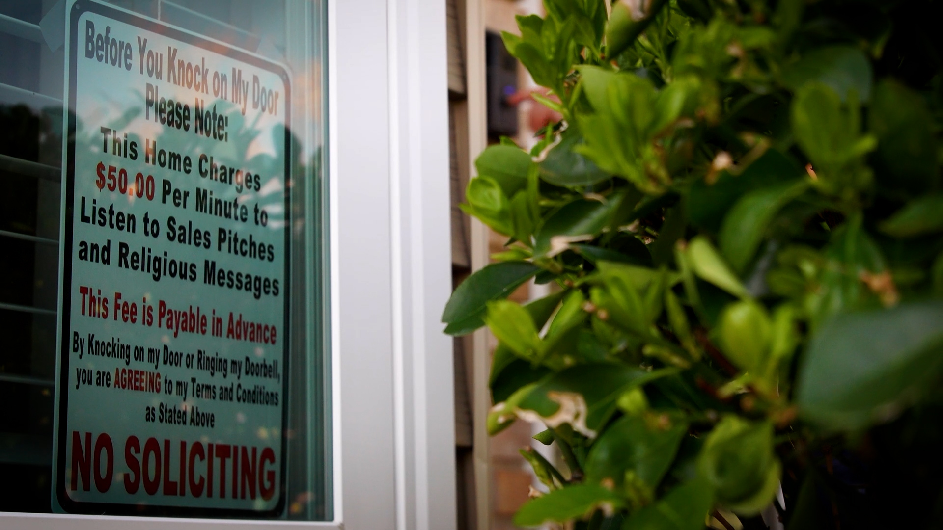 What are the rules and your rights when 'No Soliciting' signs don't