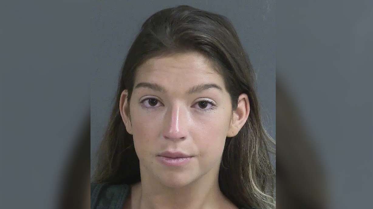 This photo provided by the Charleston County Sheriff's Office, in South Carolina, shows Jamie Lee Komoroski on April 29. Komoroski is charged with reckless vehicular homicide and three counts of driving under the influence causing death.