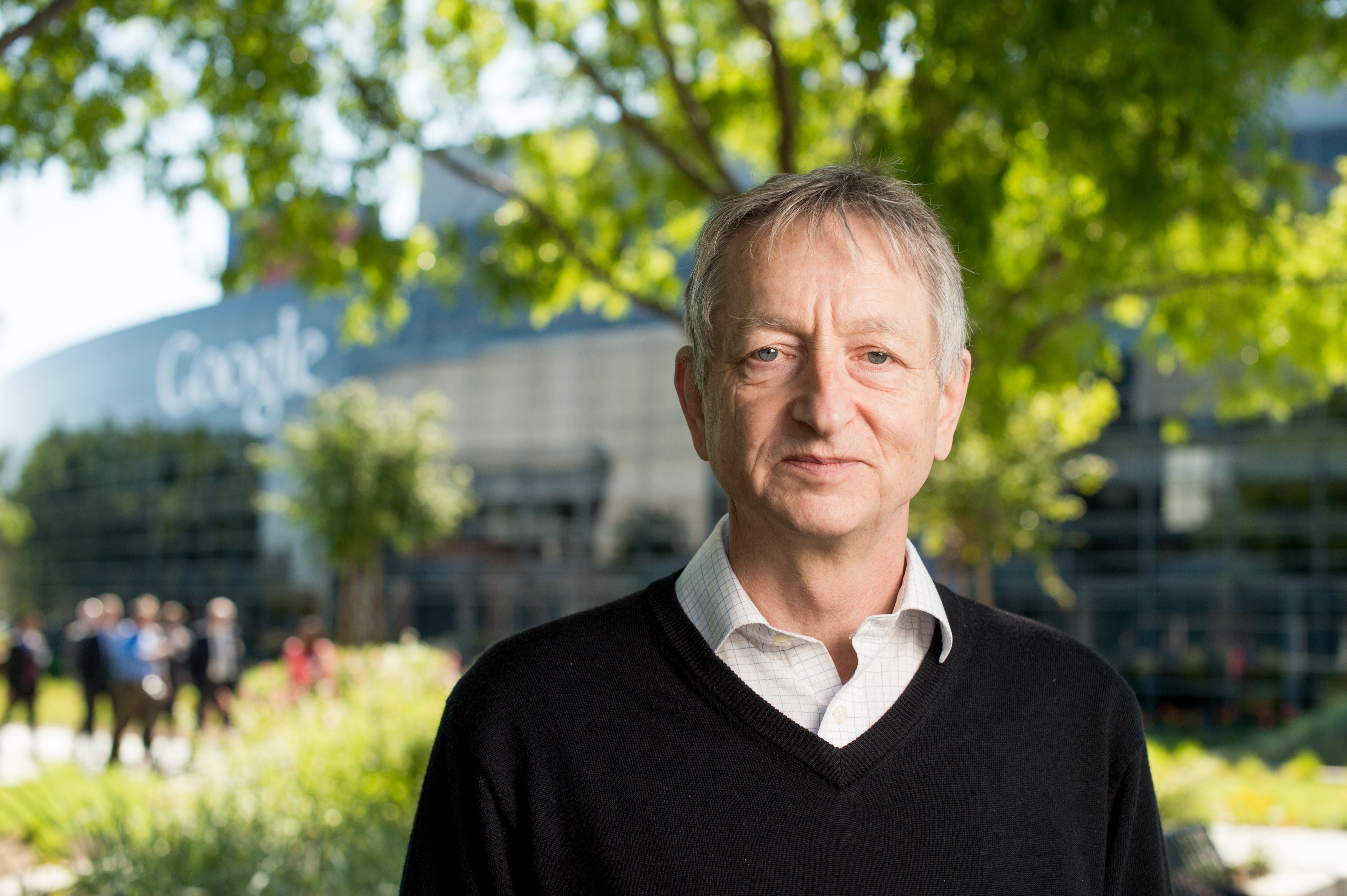 Computer scientist Geoffrey Hinton at Google’s Mountain View, Calif., headquarters on March 25, 2015. Hinton, considered as the “godfather” of artificial intelligence, has left Google — with concerns about the potential dangers of AI.