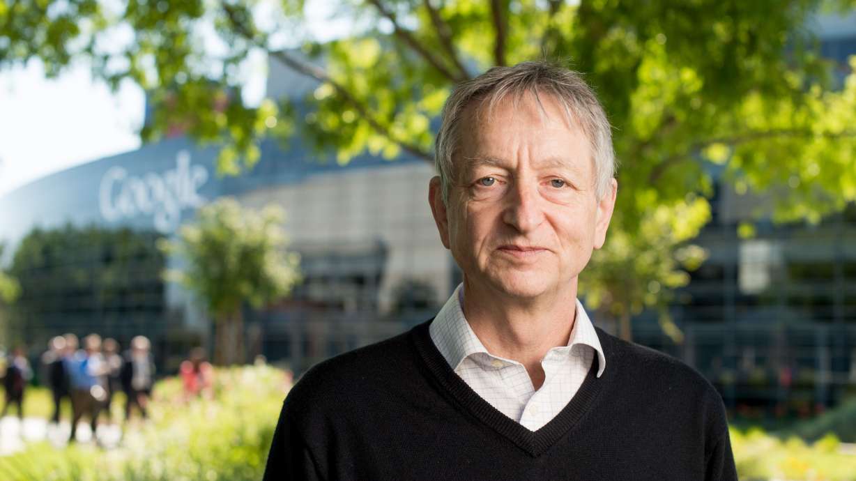 Computer scientist Geoffrey Hinton at Google’s Mountain View, Calif., headquarters on March 25, 2015. Hinton, considered as the “godfather” of artificial intelligence, has left Google — with concerns about the potential dangers of AI.