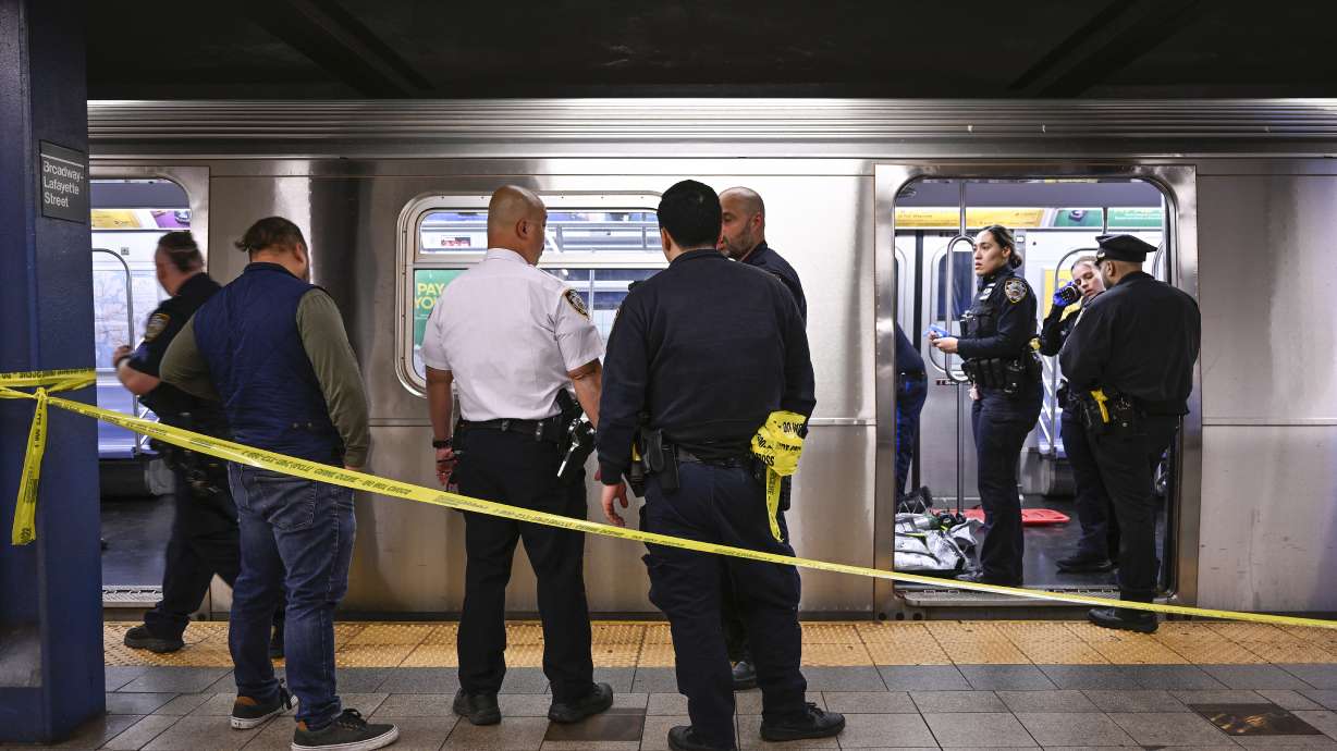 A man suffering an apparent mental health episode aboard a New York City subway died on Monday after being placed in a headlock by a fellow rider, according to police officials and video of the encounter.
