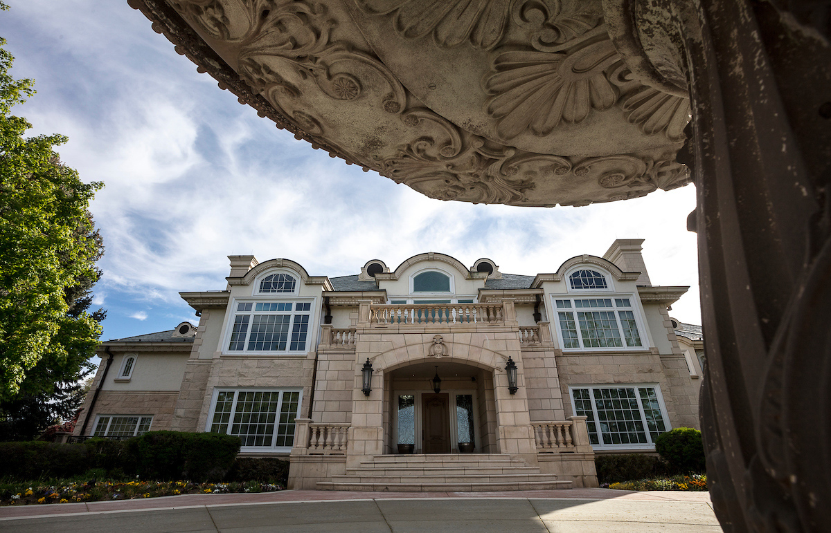 The Melanie Bastian home near the Utah Valley University campus in Orem, which was donated to UVU, is home to the university's new museum of art.