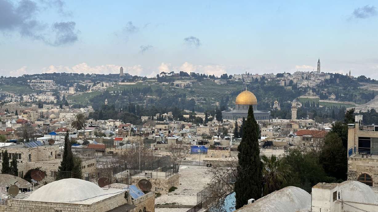 The old city of Jerusalem is pictured on March 26. Ben Winslow was offered the opportunity to join a Utah delegation heading to Israel to talk about water.