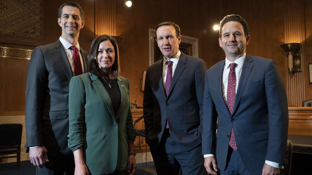 Senators Tom Cotton, R-Ark., Katie Britt, R-Ala., Christopher Murphy, D-Conn., and Brian Schatz, D-Hawaii, have introduced legislation to protect kids on social media.