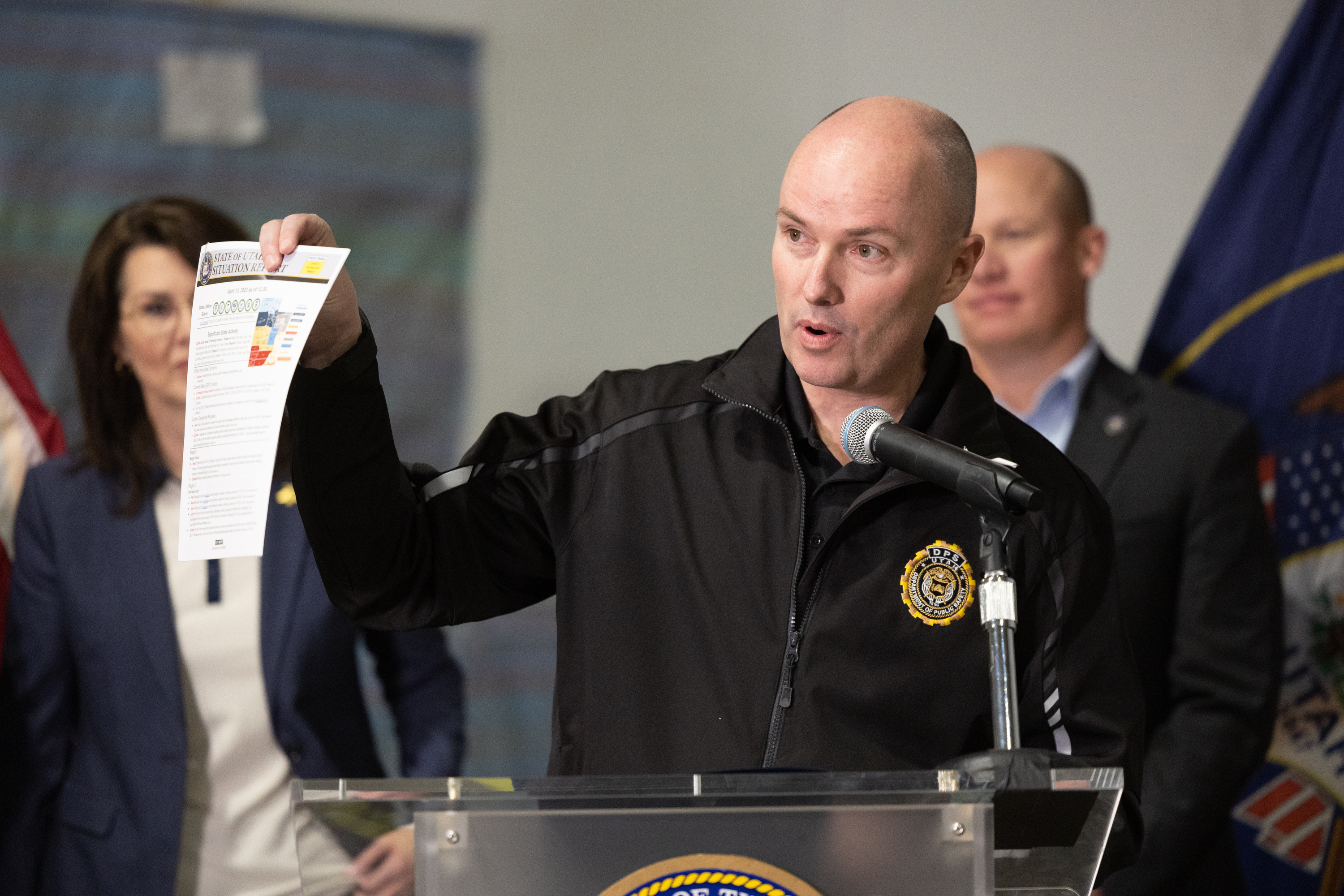 Utah Gov. Spencer Cox in Salt Lake City on April 13. The governor called Friday for the Utah Legislature to hold a Special Session.