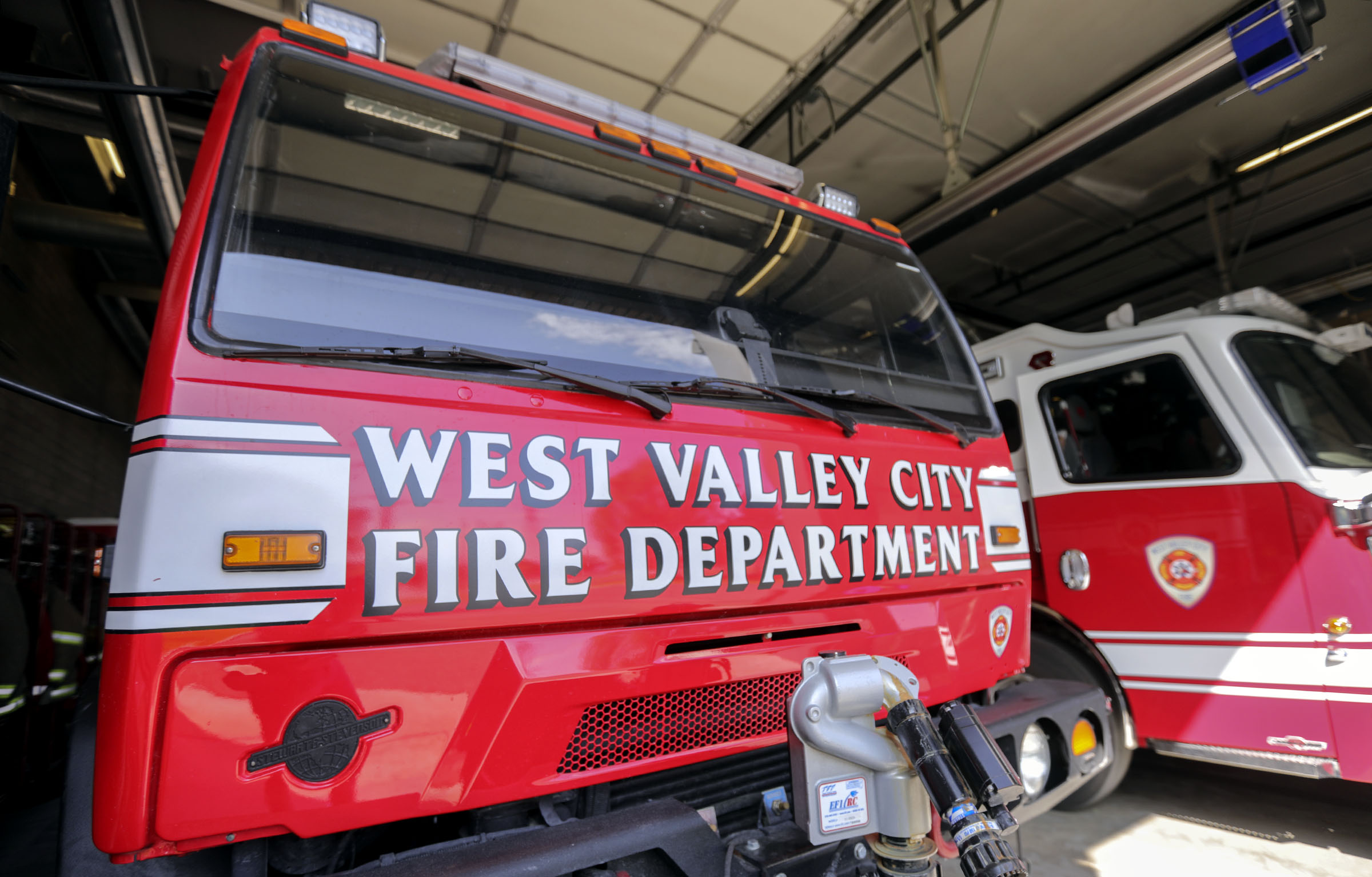 One person escaped a fire that destroyed a garage and spread to the home in West Valley City Tuesday evening.