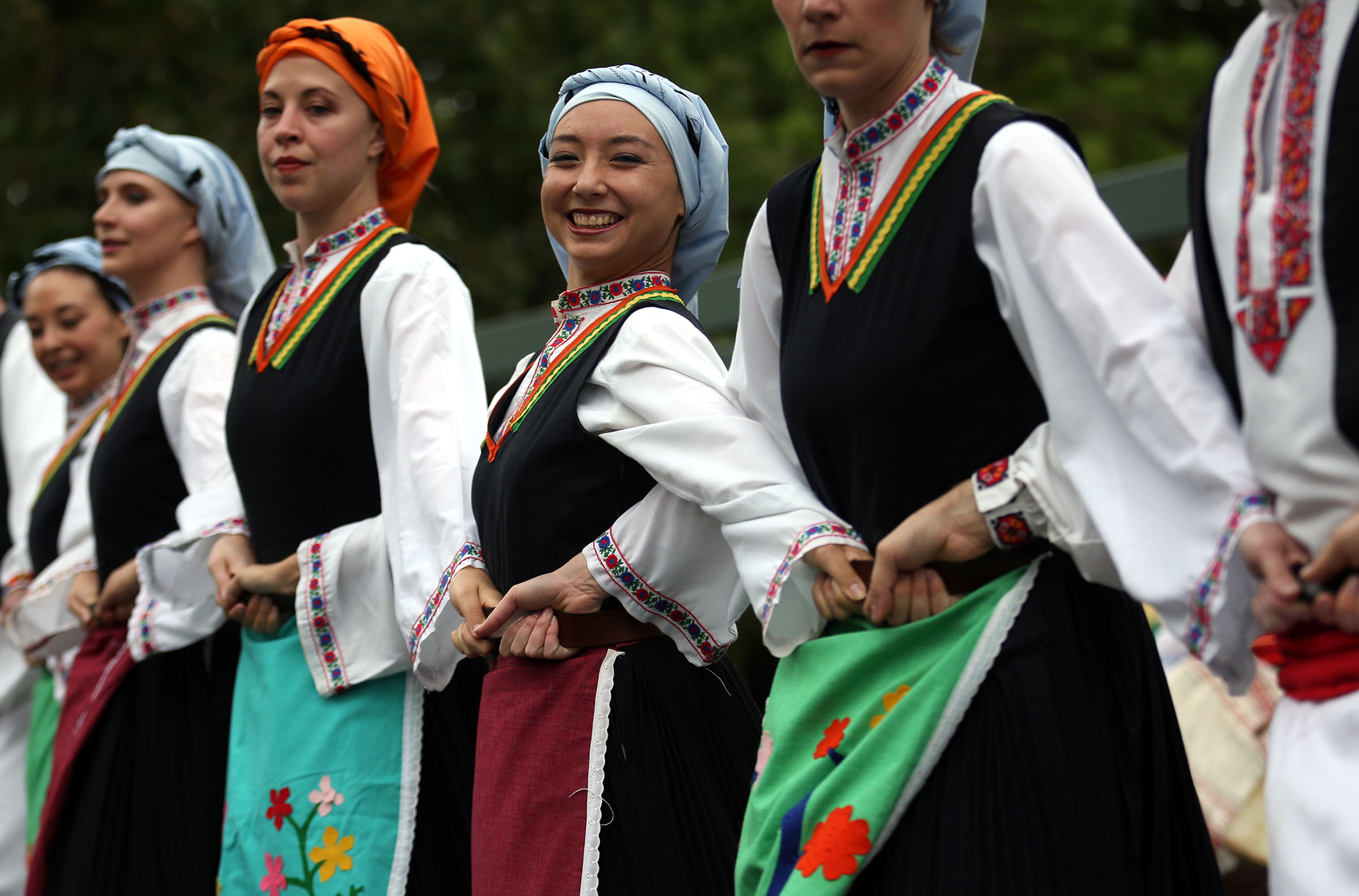 The Zivio Balkan Dance Group at the Celebration of Cultural Diversity Multiethnic Performing Arts Festival at Pioneer Park in Salt Lake City on Sept. 5, 2015. The festival is back this weekend.