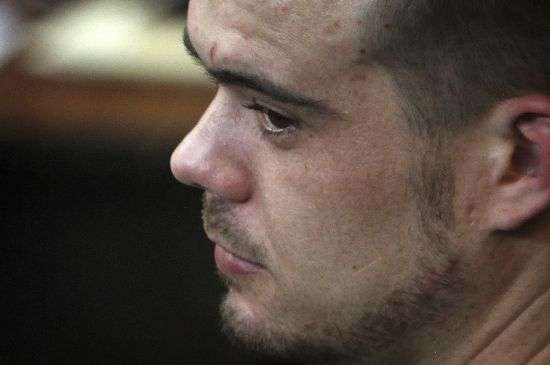 Joran van der Sloot sits in the courtroom before his sentencing at San Pedro prison in Lima, Peru, Jan. 13, 2012. The government of Peru on Wednesday issued an executive order allowing the temporary extradition to the United States of the prime suspect in the unsolved 2005 disappearance of American Natalee Holloway in the Dutch Caribbean island of Aruba.