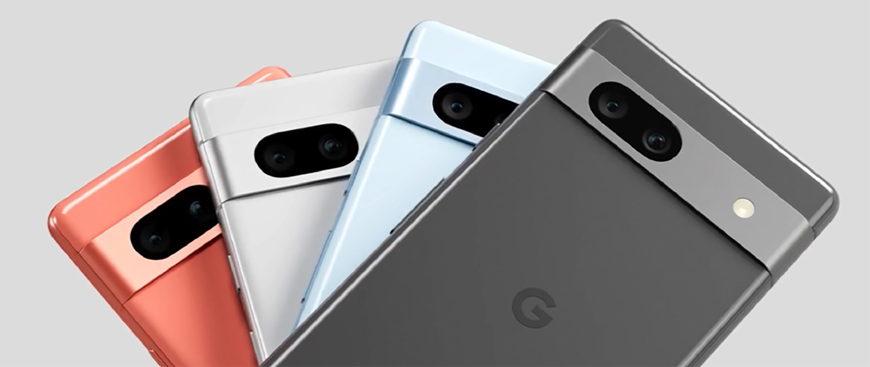 Google provides a look at the Google's Pixel 7a lineup.