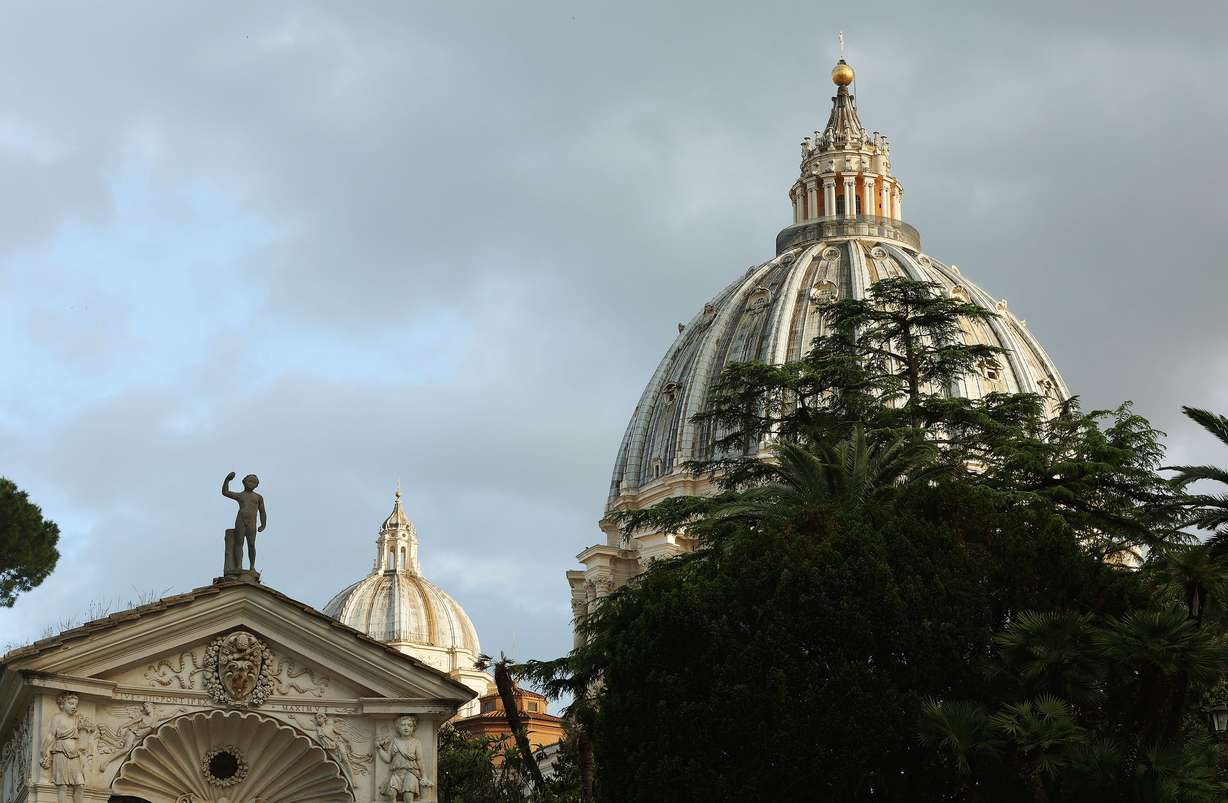 St. Peter’s Basilica at the Vatican in Rome on Thursday.