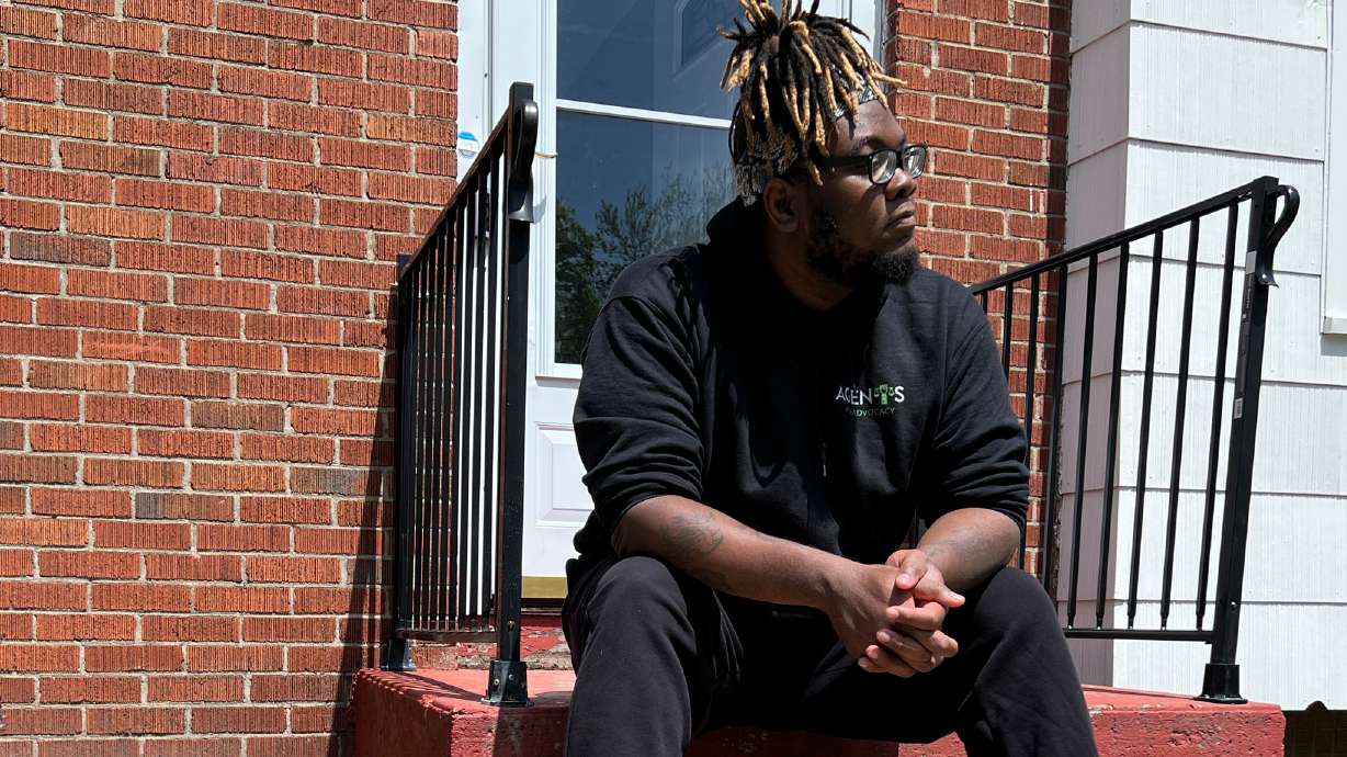 Mark Talley, whose mother Geraldine Talley was killed in the racist massacre in Buffalo last year, is pictured. Sunday marks the first anniversary of the attack in Buffalo's majority Black east side.