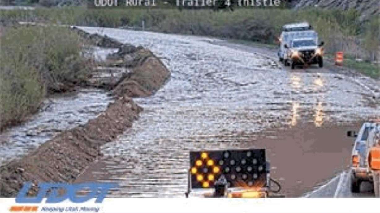 Flooding has closed U.S. 89 near Thistle in Spanish Fork Canyon, according to the Utah Department of Transportation.