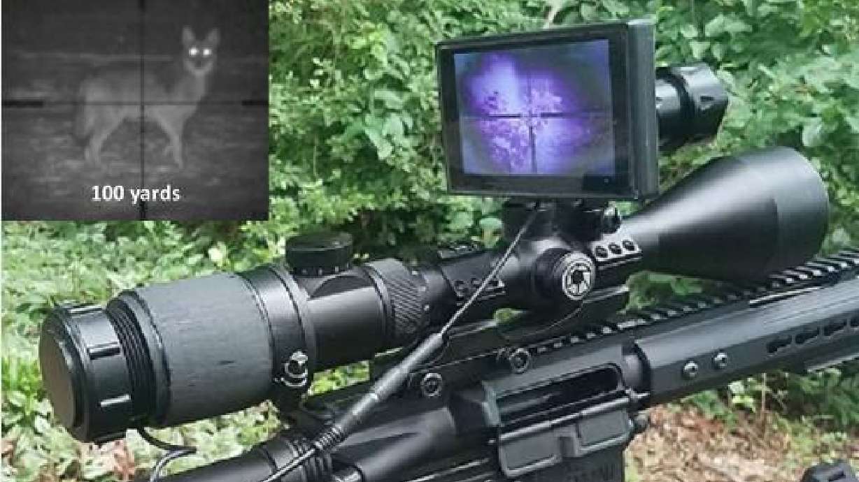 The Digital Crosshairs 1000SA magnifying scope helps people with limited sight abilities still enjoy their rifles.