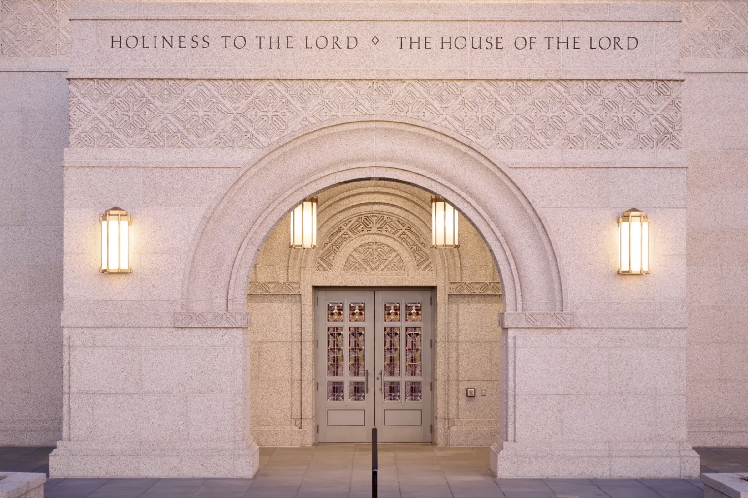 The exterior of the Helena Montana Temple is pictured.