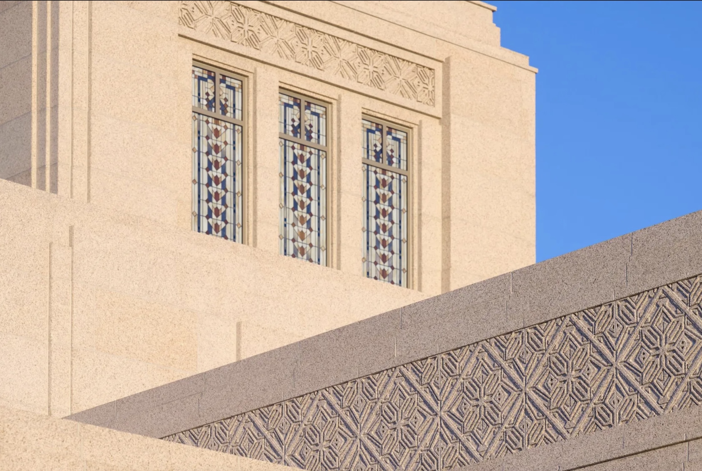 The exterior of the Helena Montana Temple is pictured.