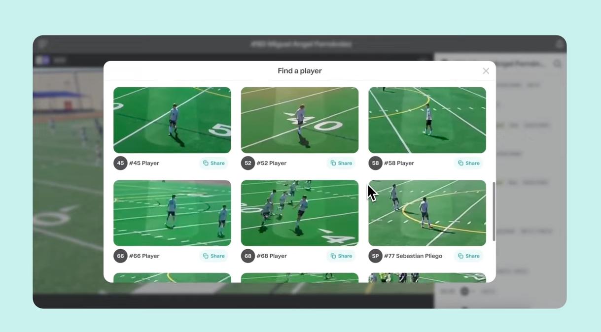 Promotional video shows how Trace tracks each player on the pitch, providing downloadable video highlights and other data throughout the game.