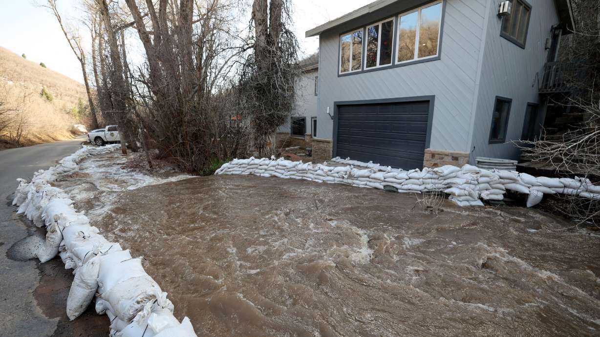 Water levels are high from snowmelt in Emigration Canyon on May 2. Utah lawmakers are set to pour millions of dollars into dealing with the effects of last winter's record snowfall during Wednesday's special legislative session.