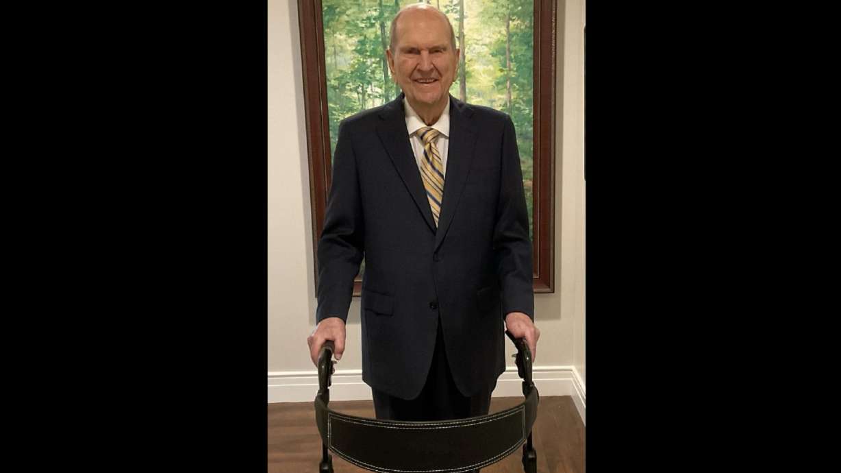President Russell M. Nelson of The Church of Jesus Christ of Latter-day Saints announced on social media he sometimes uses a walker or wheelchair to help him with his balance.