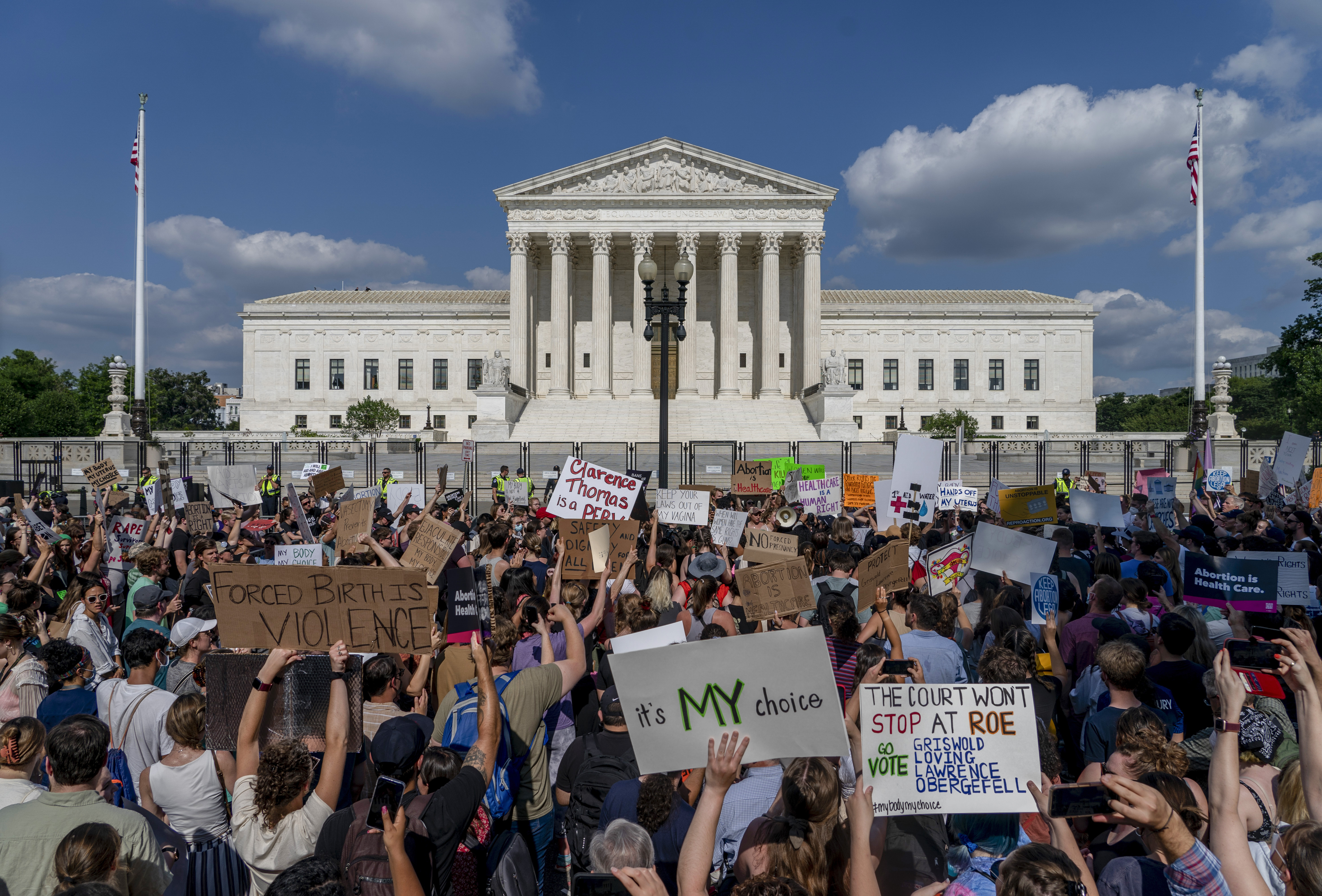 Confidence in the Supreme Court sank to its lowest point in at least 50 years in 2022, in the wake of the Dobbs decision that led to state bans and other restrictions on abortion. 