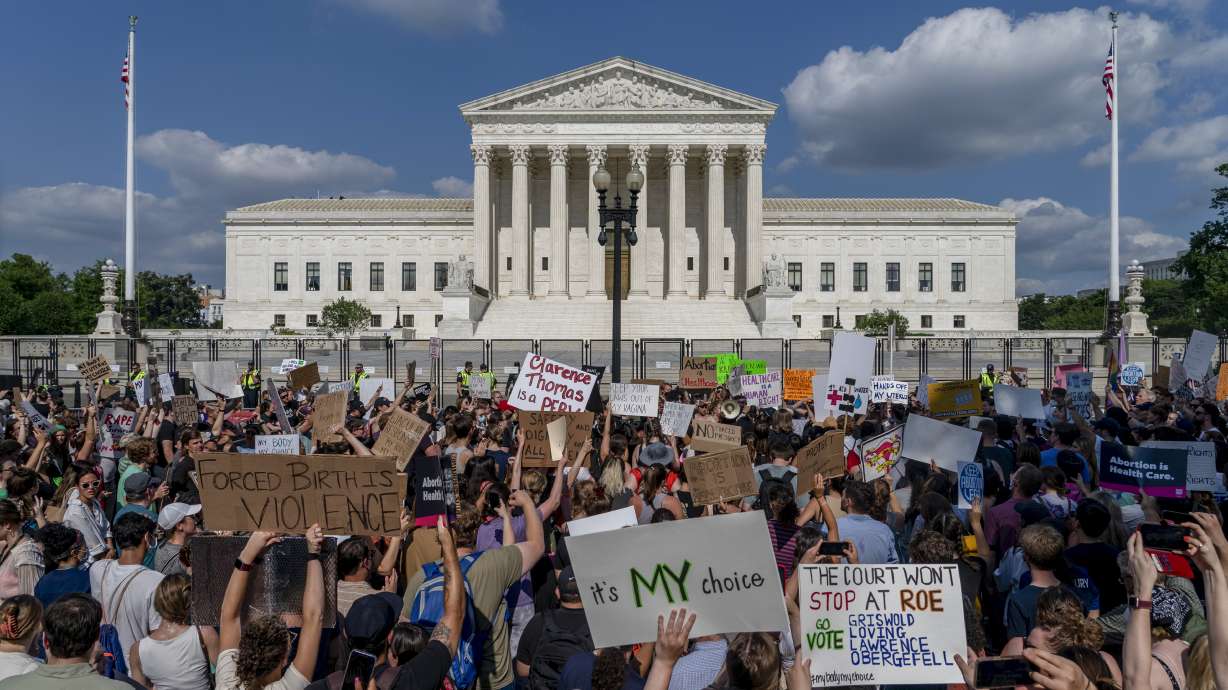 Confidence in the Supreme Court sank to its lowest point in at least 50 years in 2022, in the wake of the Dobbs decision that led to state bans and other restrictions on abortion.