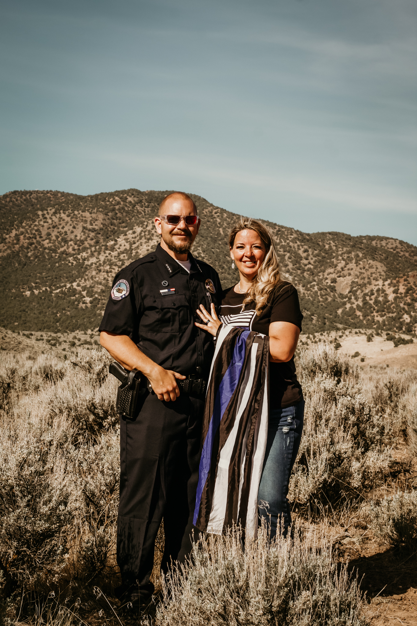 Mike and Melinda Berg have been married for 25 years. Therapy has helped them learn to communicate better and has given them tools to deal with the stress that comes from being a first responder.