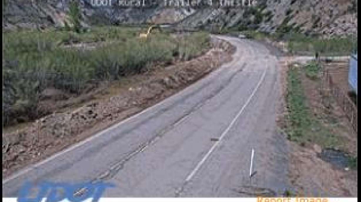 U.S. 89 is open after flooding forced its closure near Thistle in Spanish Fork Canyon on Monday.
