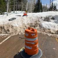 High mountain passes still buried in snow