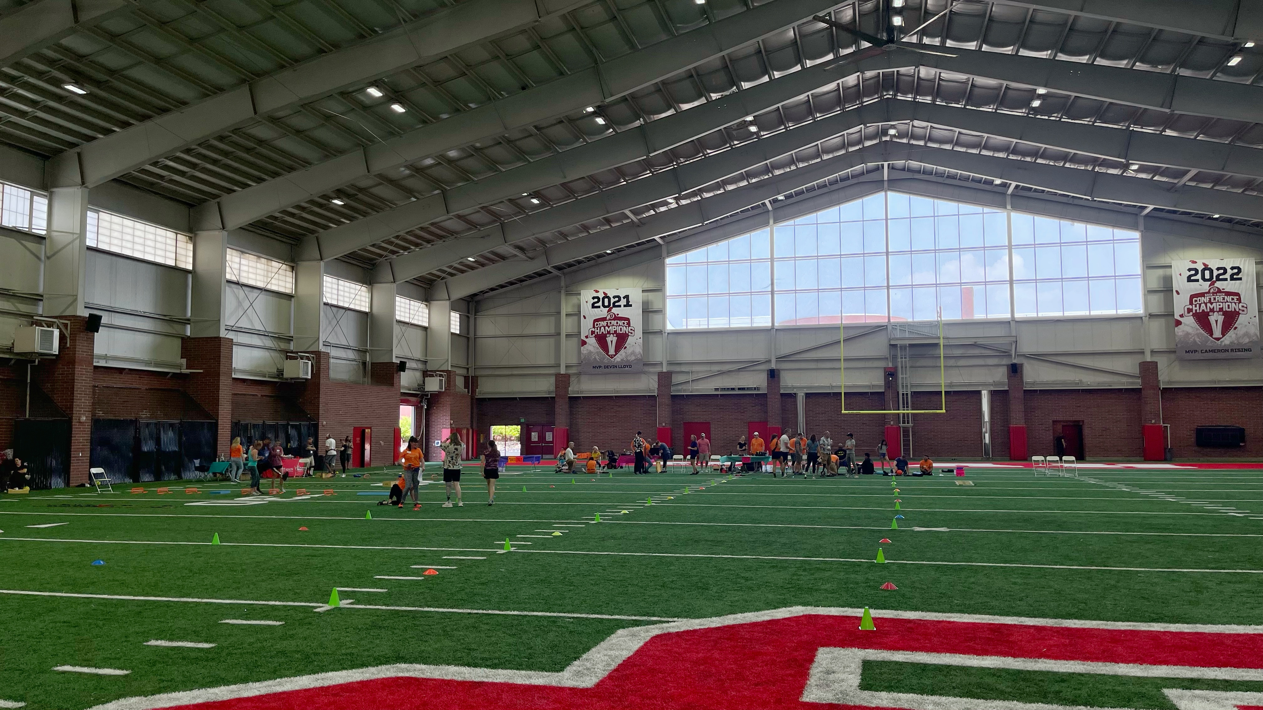 The Utah Adaptive Mobility Clinic on Saturday brought over 50 amputees to the Spence Eccles Field House in Salt Lake City to try out various prosthetics and running blades, connect with the local adaptive sports and outdoor groups and build a sense of community.