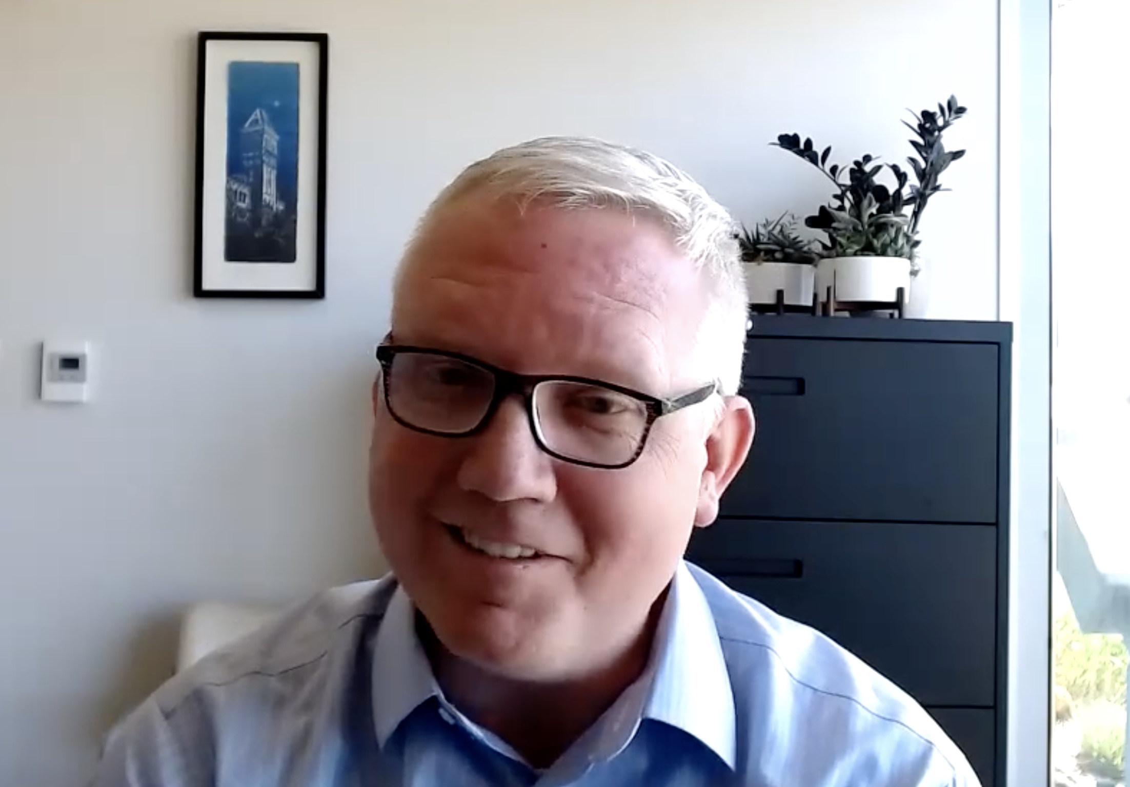 Brian Steed, Utah Gov. Spencer Cox's pick to be the Great Salt Lake commissioner, speaks with members of the Great Salt Lake Collaborative in an online meeting Tuesday. If confirmed, he could start as early as July 1.