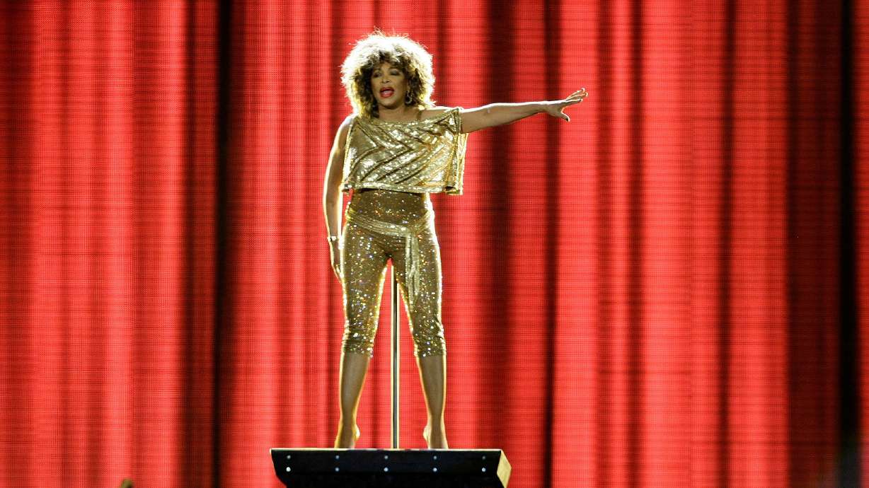Singer Tina Turner performs at the O2 Arena in London, March 3, 2009. Turner, one of the top recording artists of all time, died on Wednesday at the age of 83.