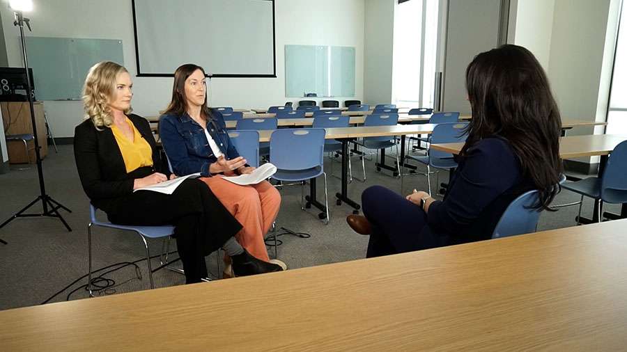Anndrea Parrish (left) is director of programming at Utah’s Department of Corrections. Lena Gustafson (right) is deputy director.