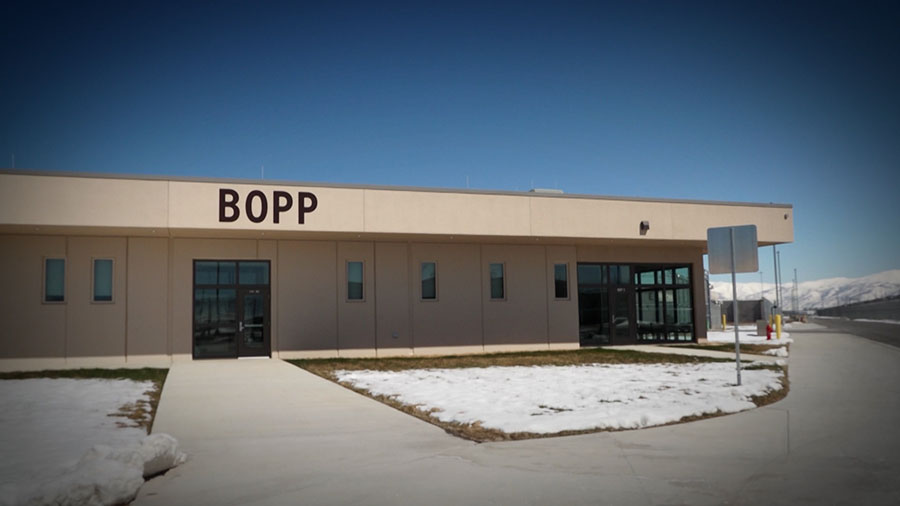 The facility at the Utah State Prison where the Board of Pardons and Parole holds hearings.